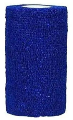 Andover Coflex Non-Woven Cohesive Bandages Wrap Selfadherent 1.5X5Ydblu 48Rl/Cs