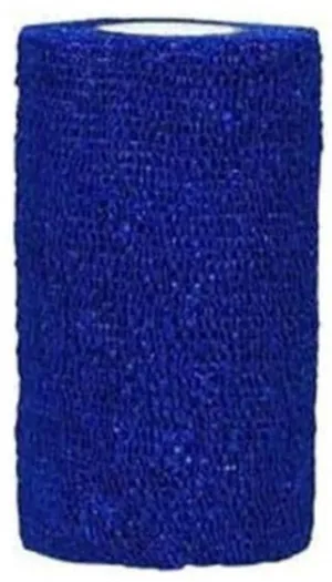 Andover Coflex Non-Woven Cohesive Bandages Wrap Selfadherent 3X5Ydblu 24Rl/Cs