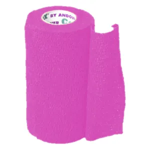 Andover Coflex-Vet 4"x 15' bandage (Neon pink)