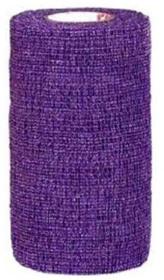 Andover Powerflex Cohesive Bandage Wrap Selfadherent 2X6Ydpurp 32Rl/Cs