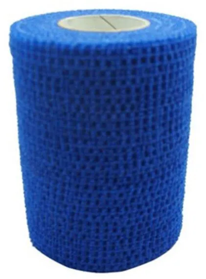 Andover Powerflex Cohesive Bandage Wrap Selfadherent 3X6Ydblu 16Rl/Cs