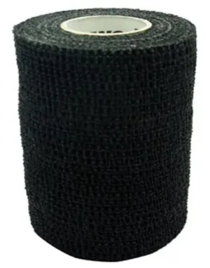 Andover Powerflex Cohesive Bandage Wrap Selfadherent 6X6Ydblk 8Rl/Cs