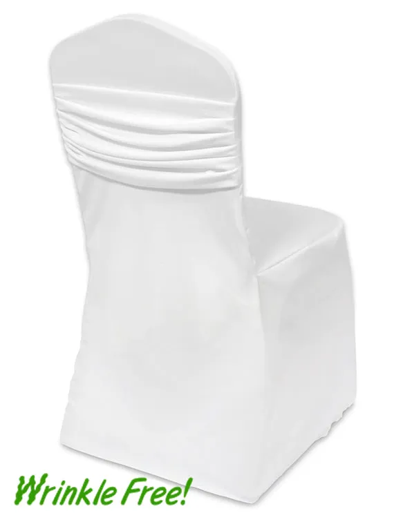 Andrea Swag Scuba (Wrinkle-Free) Premium Chair Cover - Premium Quality