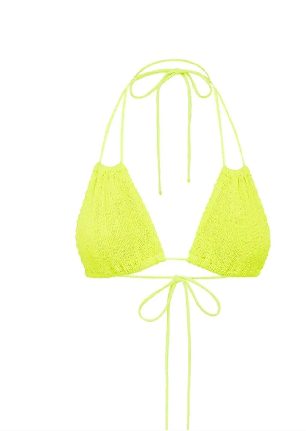 Andy Triangle Top in Sunny Lime