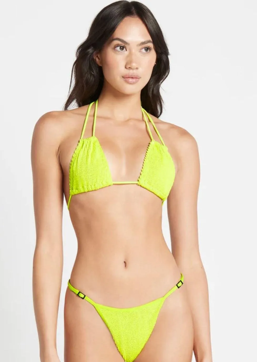 Andy Triangle Top in Sunny Lime