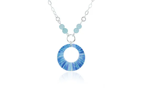 Anemone Blue Pendant