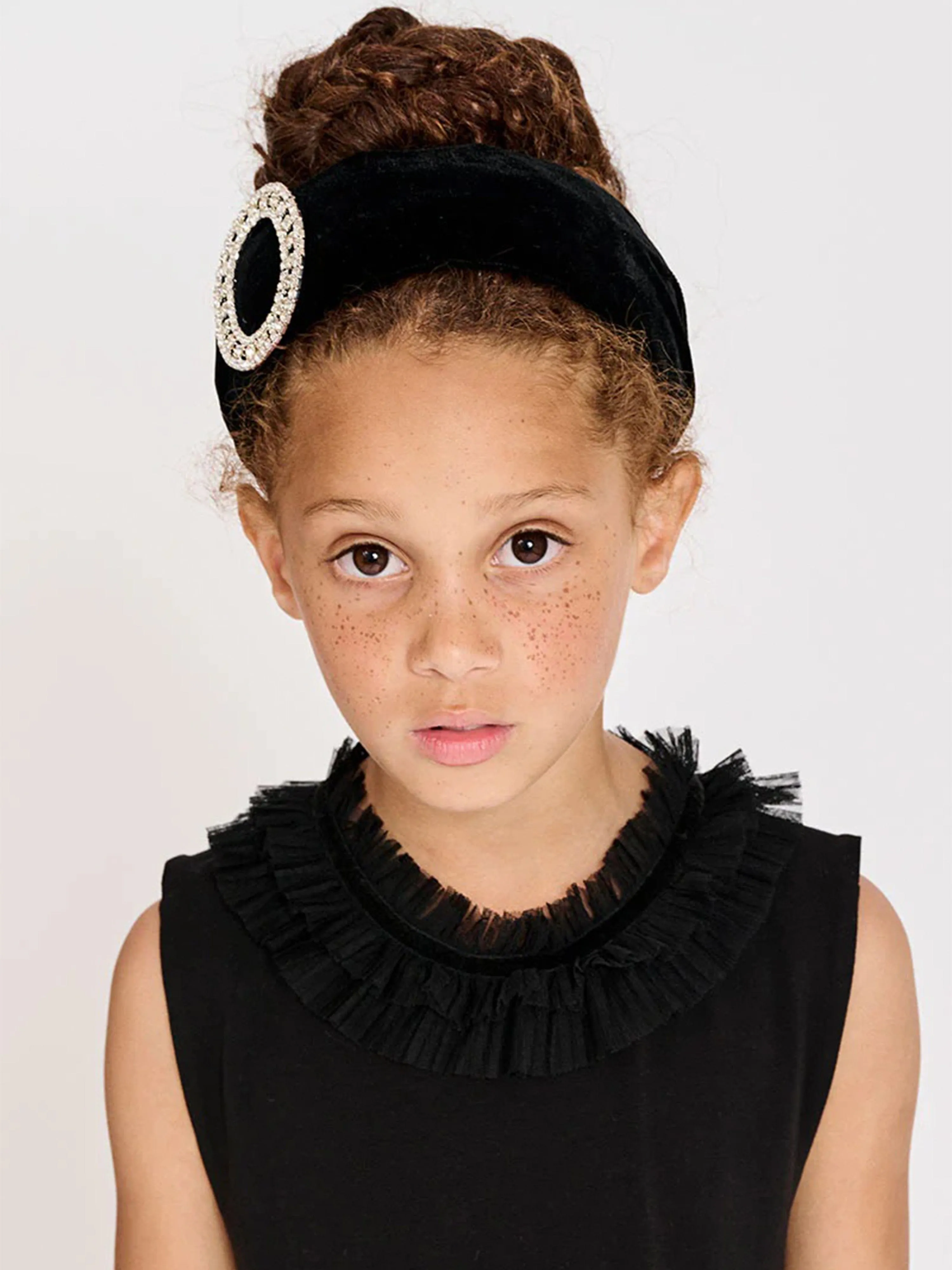 Angels Face Girls Gail Headband in Black