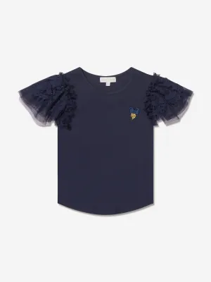 Angels Face Girls Larisa Top in Navy