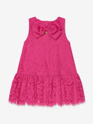 Angels Face Girls Sleeveless Lace Nel Dress in Pink