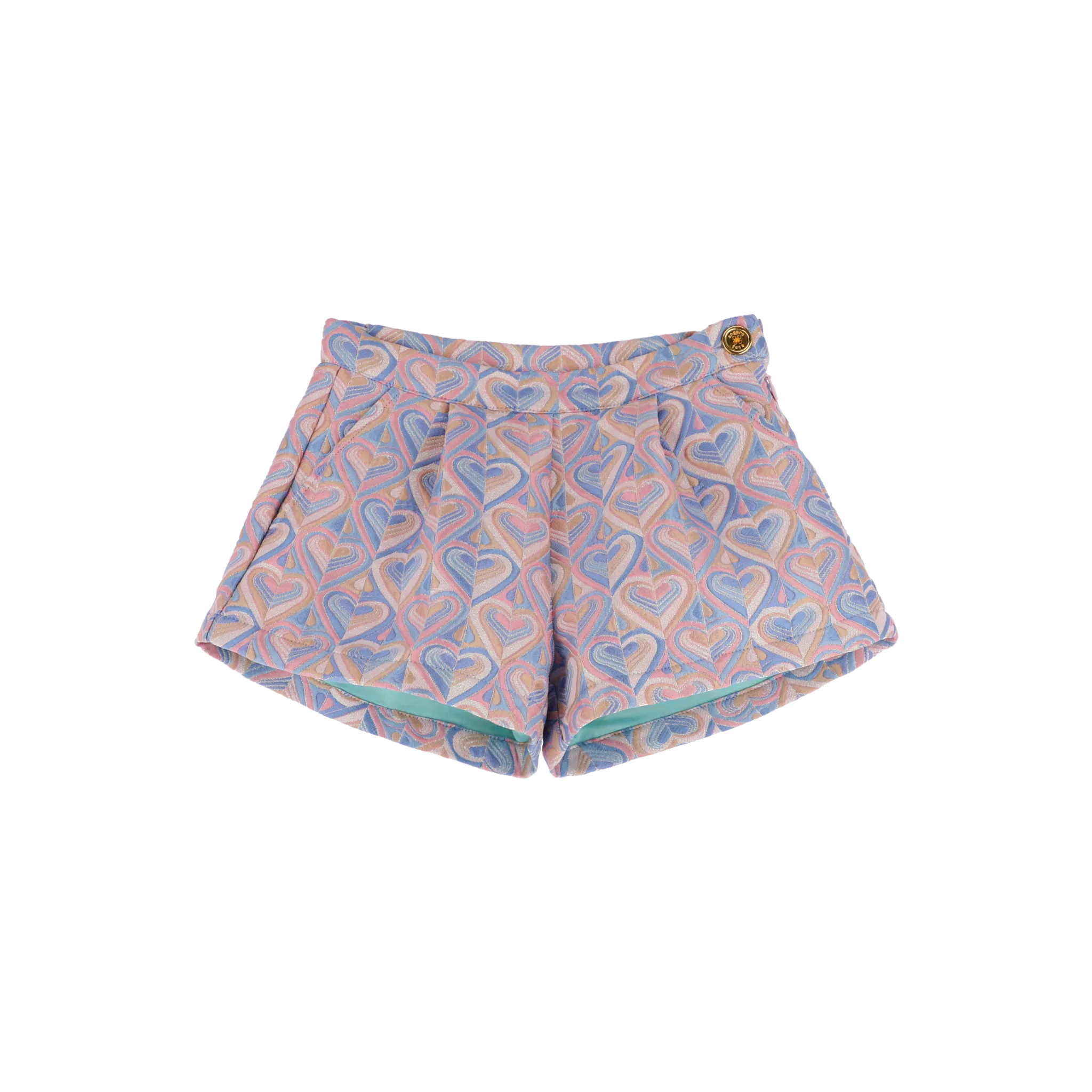 Angel's Face Girls Vanessa Pink Hearts Shorts