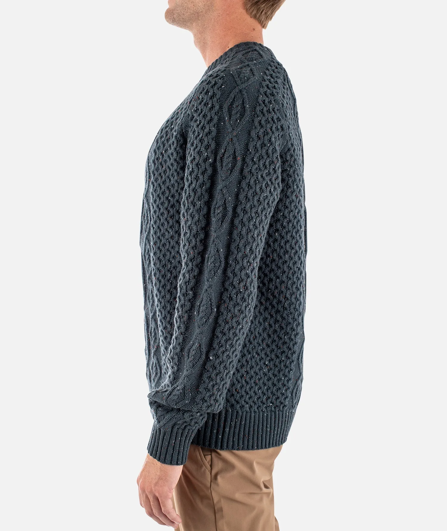 Angler Oystex Sweater - Navy