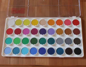 Angora Watercolor Set, 36 Colors