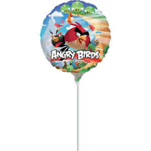 Angry Birds Mini Shape Foil Balloon 9in