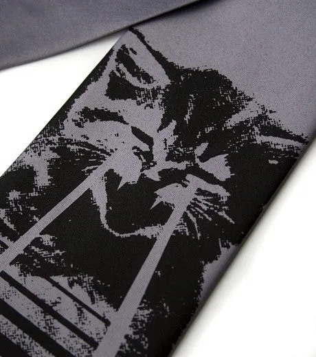 Angry Laser Kitten Necktie