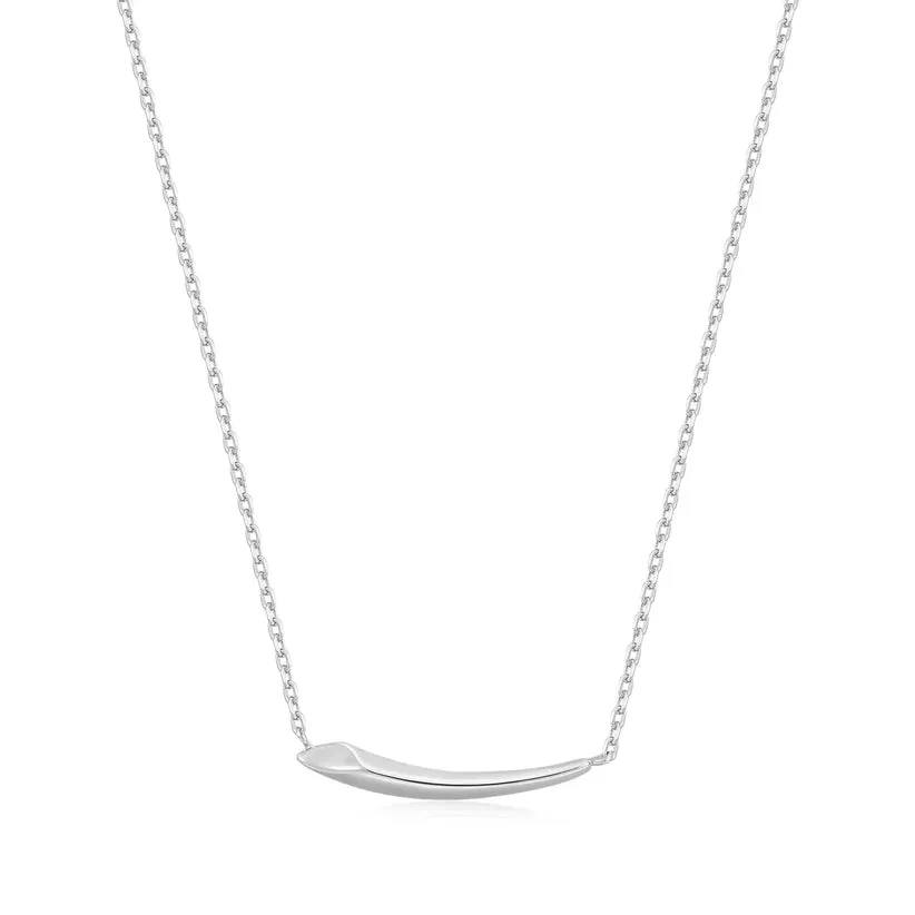 Ania Haie Silver Arrow Bar Necklace N049-01H