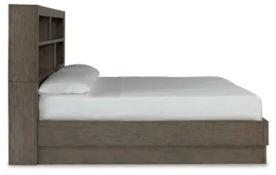 Anibecca California King Bookcase Bed with Dresser