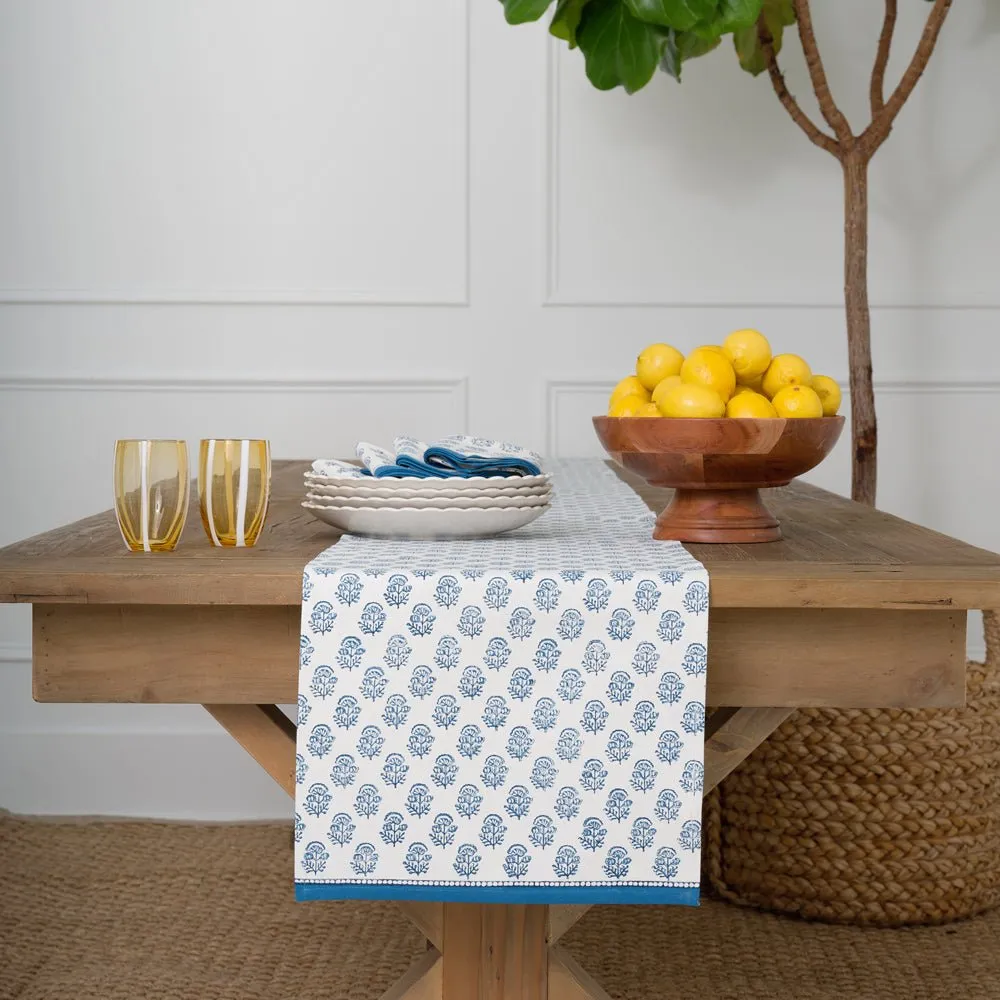 Anika Blue Table Runner