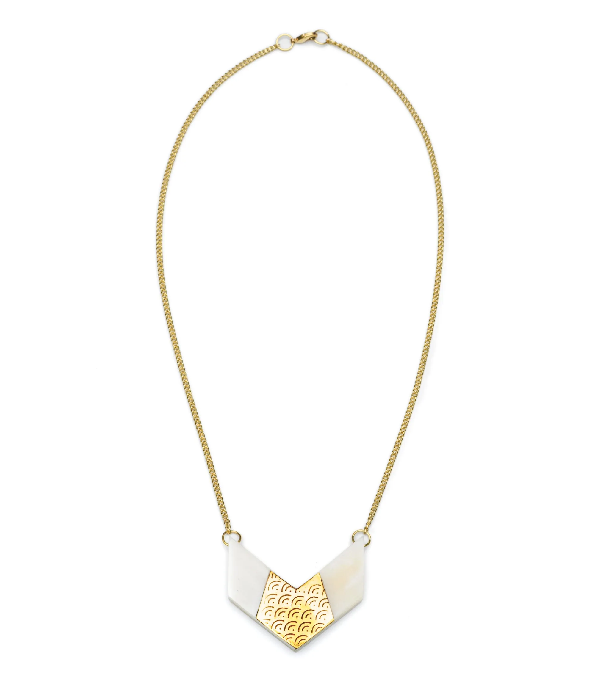 Anika Chevron Necklace