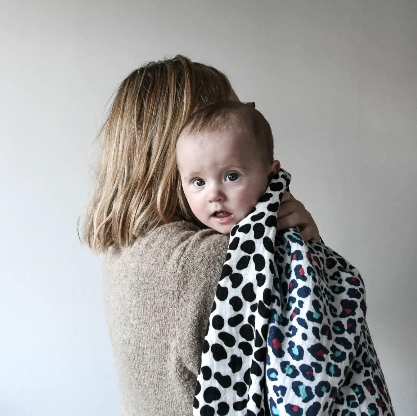 Animal Print Muslin Blanket - Reversible Newborn To 4 Months / 5  Months