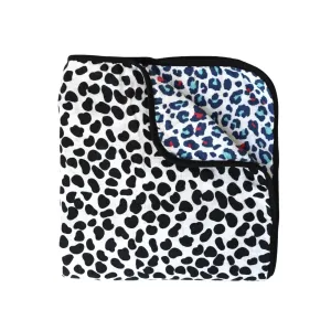 Animal Print Muslin Blanket - Reversible Newborn To 4 Months / 5  Months