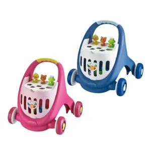 Animal-Themed Push and Play Cart