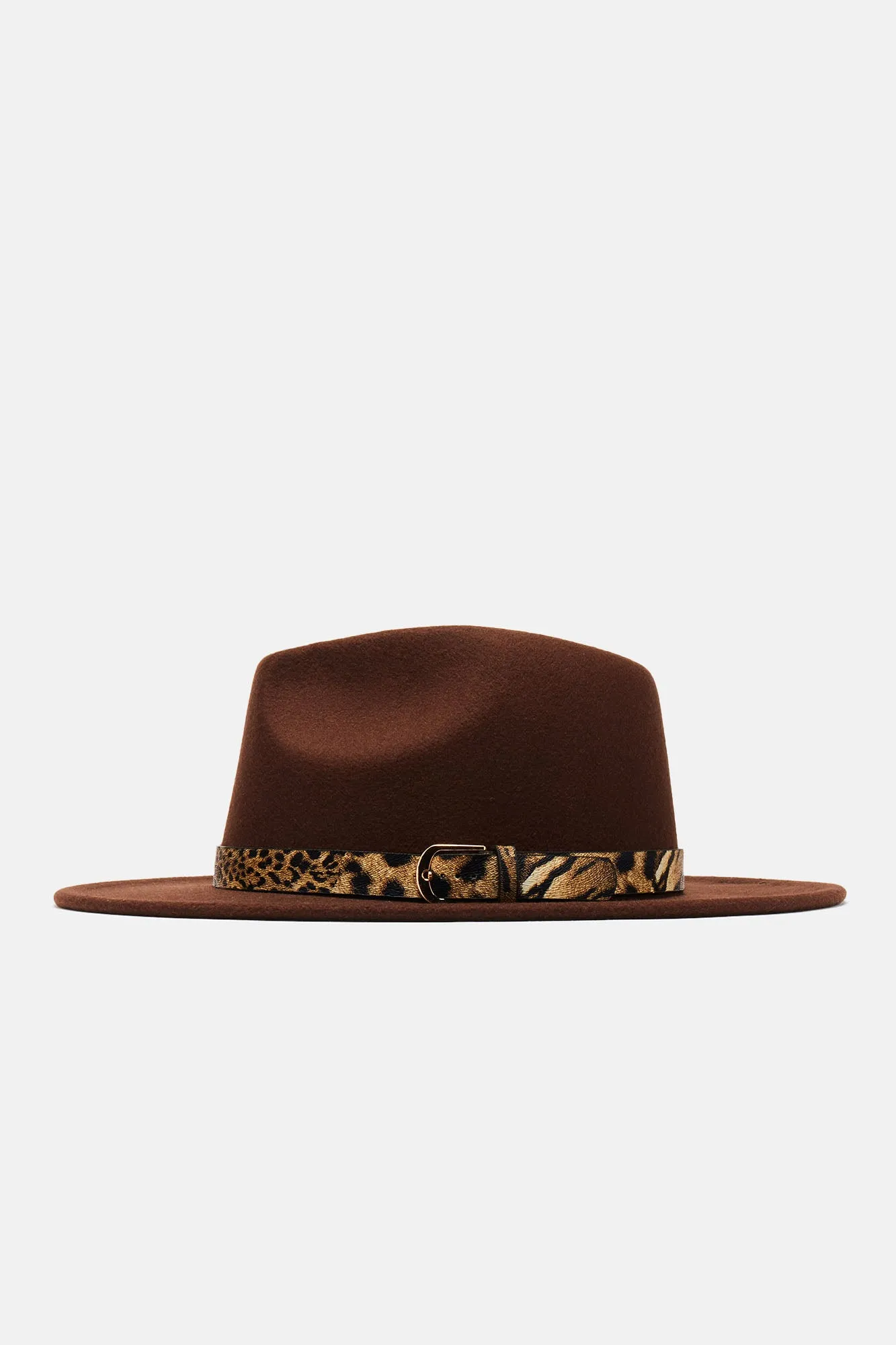 Animal With In Fedora Hat - Brown