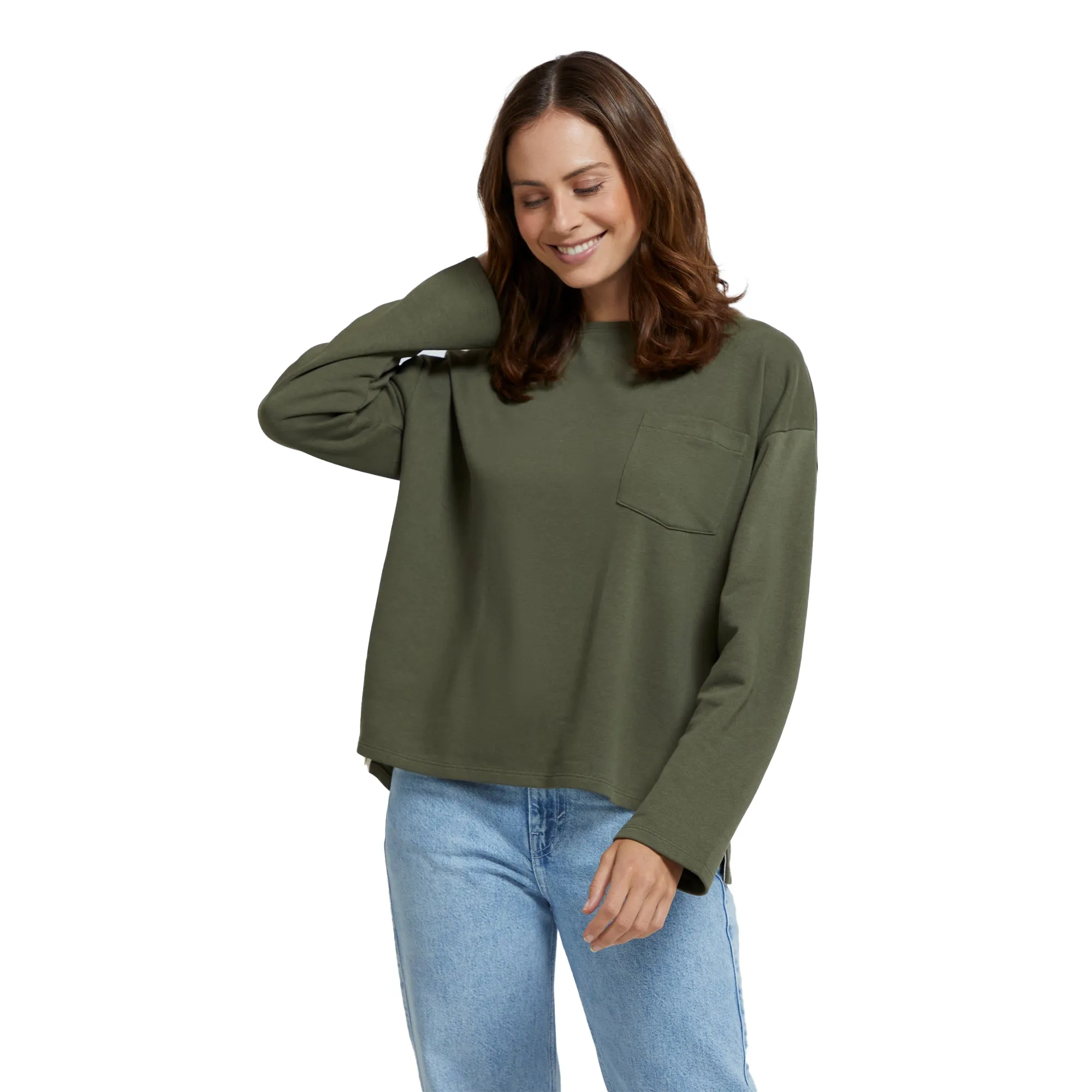 Animal Womens/Ladies Luna Organic Long-Sleeved Top