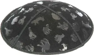 Animals Embossed Kippah