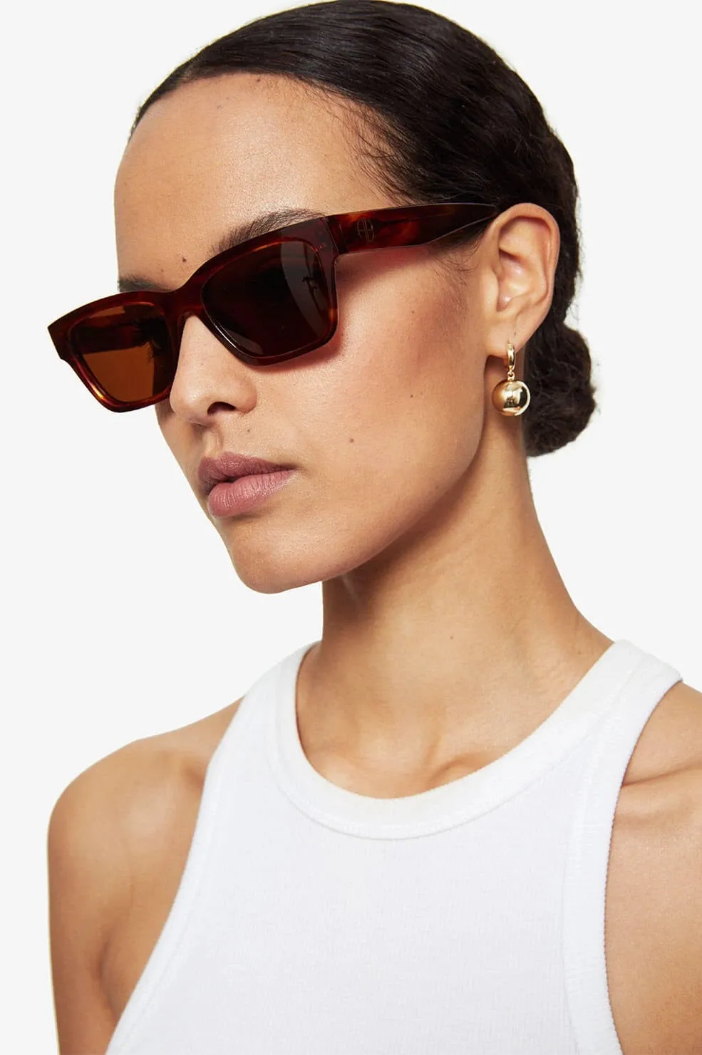 Anine Bing - Daria Sunglasses in Tortoise