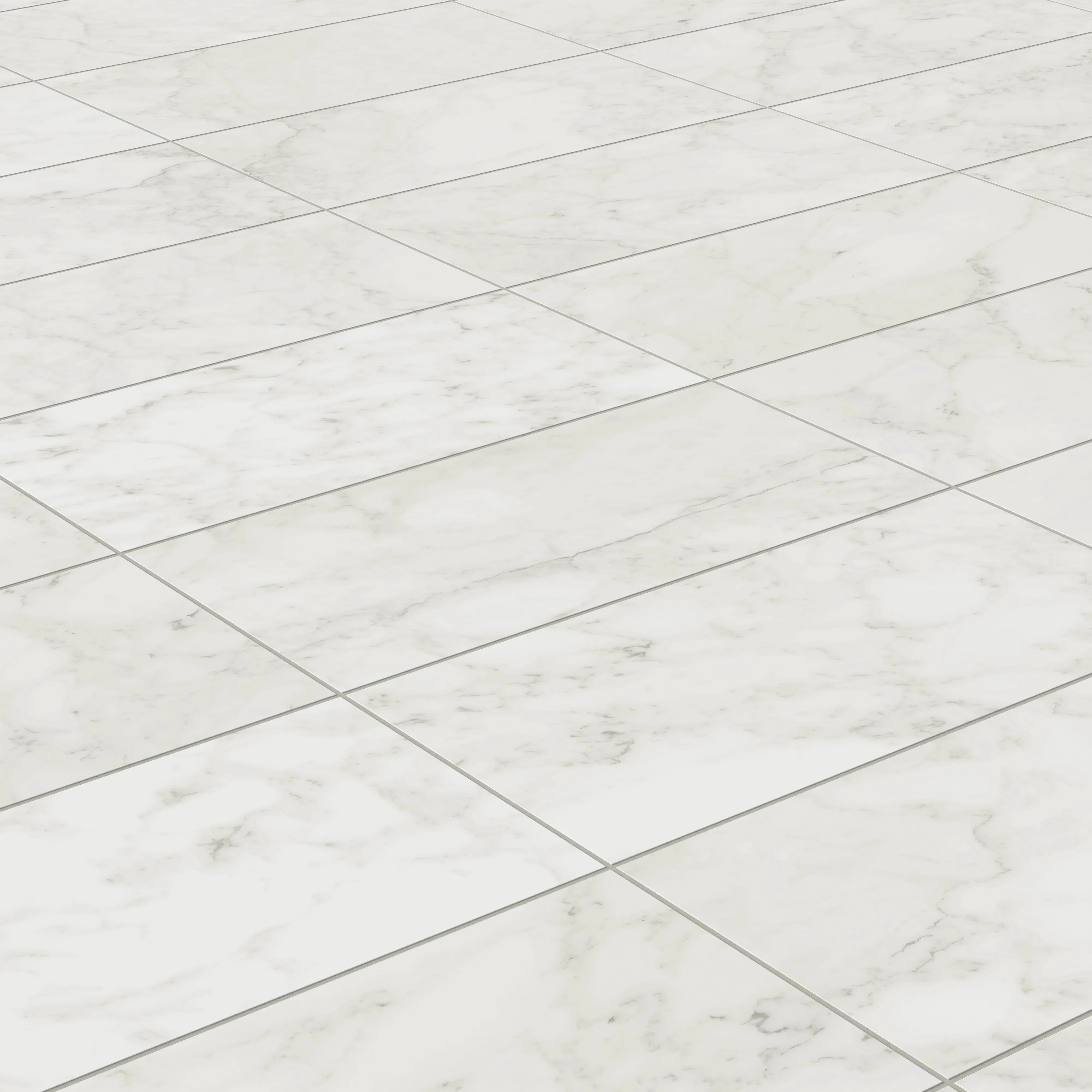 Aniston 12x24 Matte Porcelain Tile in Carrara Bianco