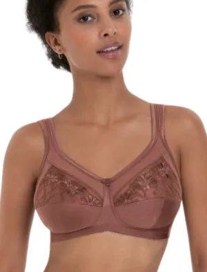 Anita Safina Wireless Post Operative Bra, Berry | Berry Anita Safina Mastectomy Bra | Anita Safina Pocketed Bras