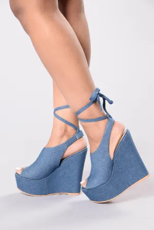 Ankle Angles Heel - Denim