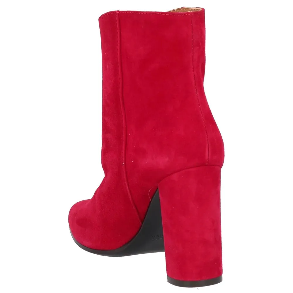 Ankle boots Via Roma 15, red