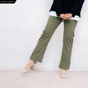 Ankle Loose Pants (Army Green)