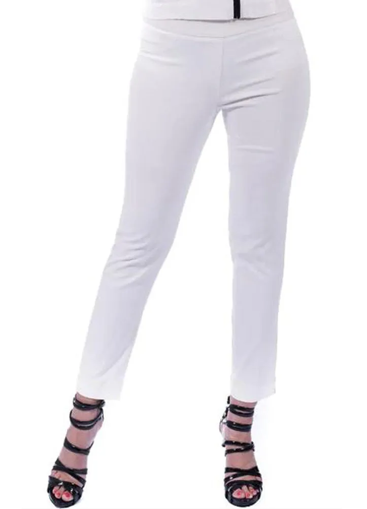 Ankle Pant in White by S.Y.I.