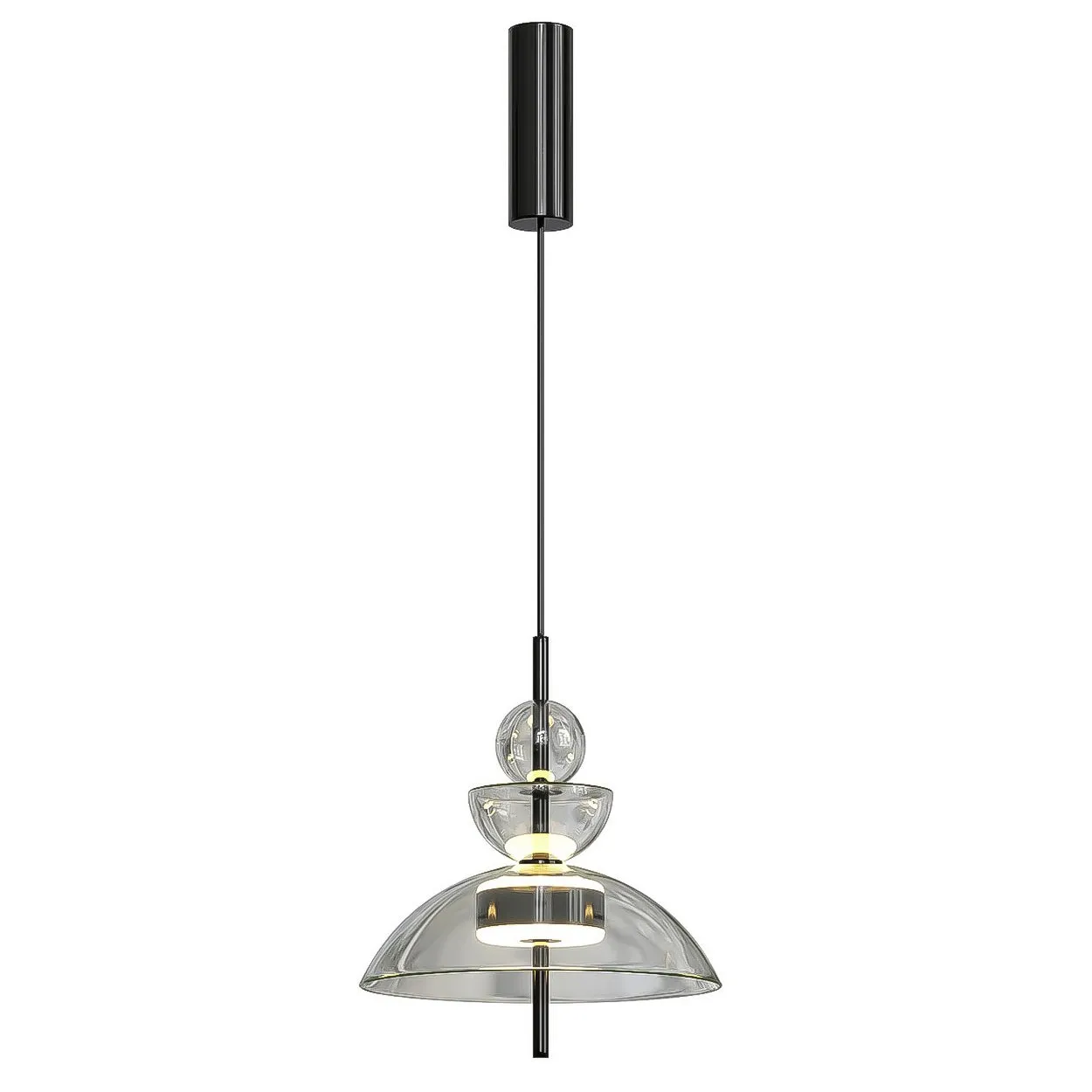 ANKUR MAYTONI BK1 CONTEMPORY MODERN GLASS LED PENDANT LIGHT