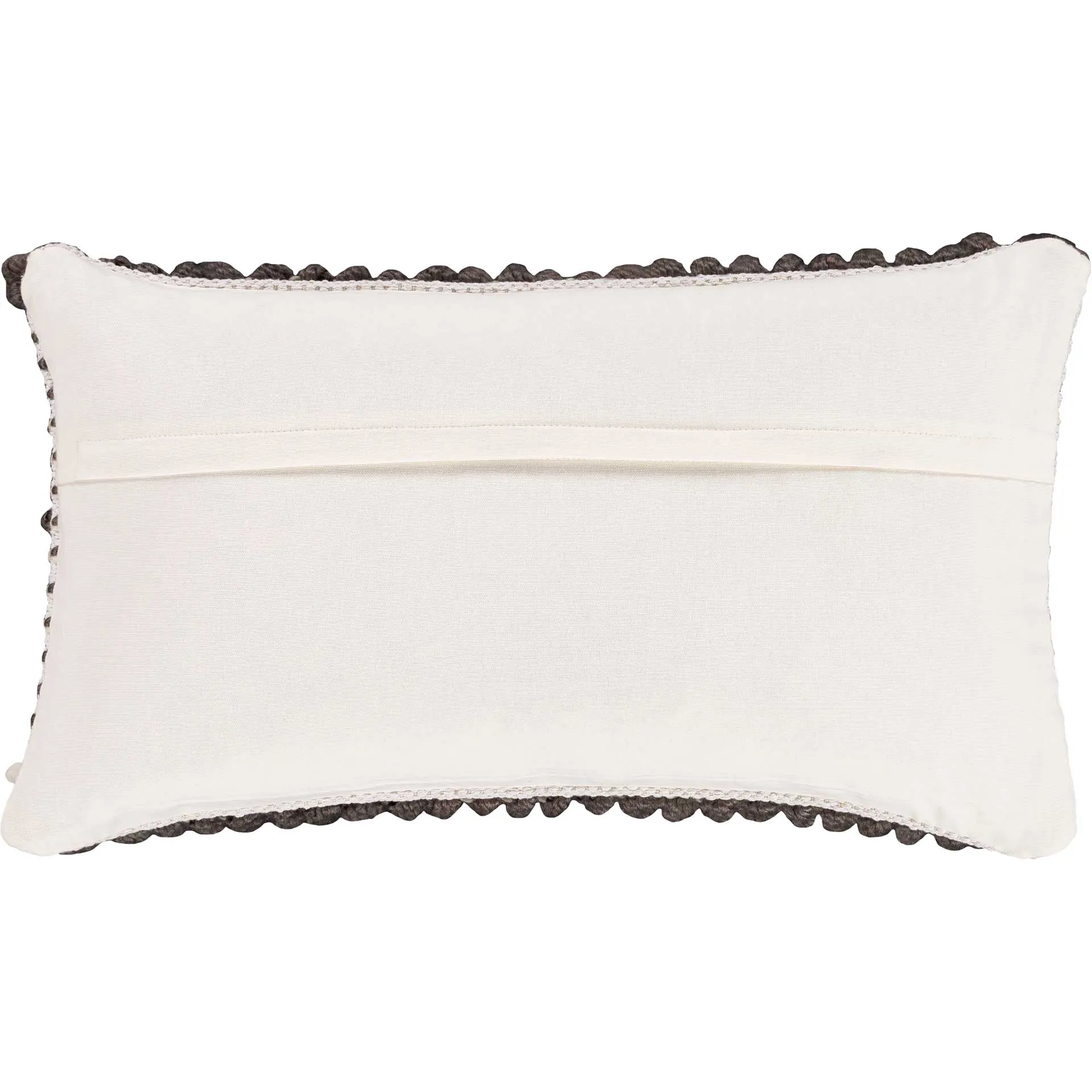 Anna Lumbar Pillow Charcoal/Cream/Beige