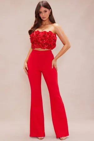 Anna Rose Pant Set - Red