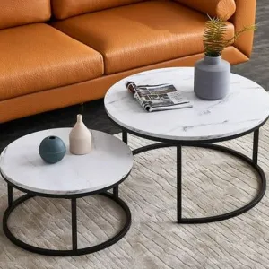 Annabella Nesting Coffee table (White)