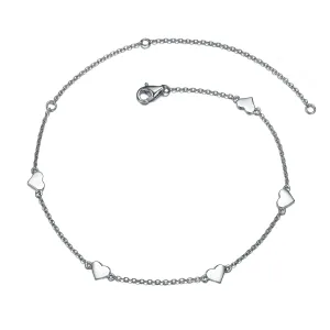 Anne Rolo Link Chain Anklet