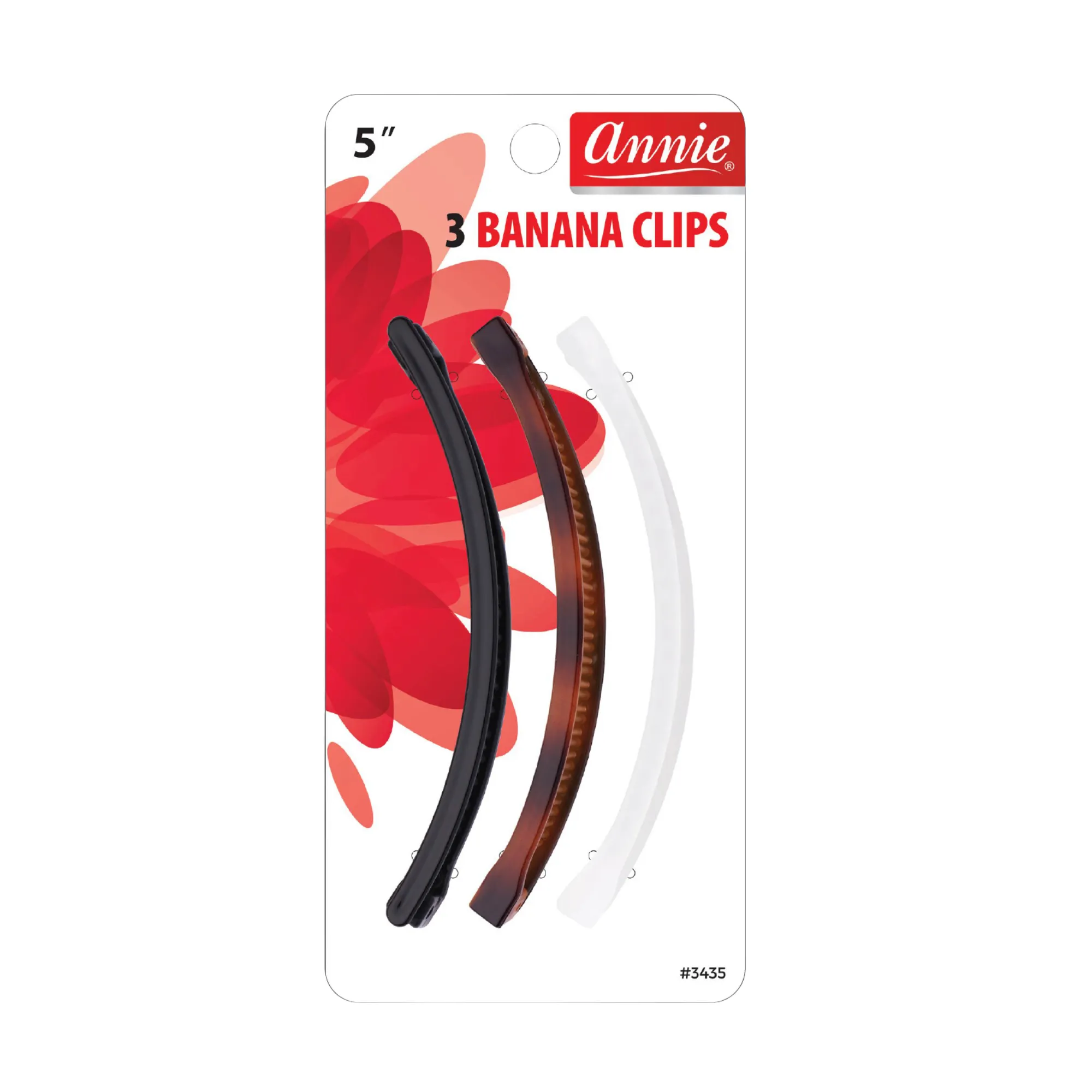 Annie Banana Fashion Clip 5" 3ct Assorted