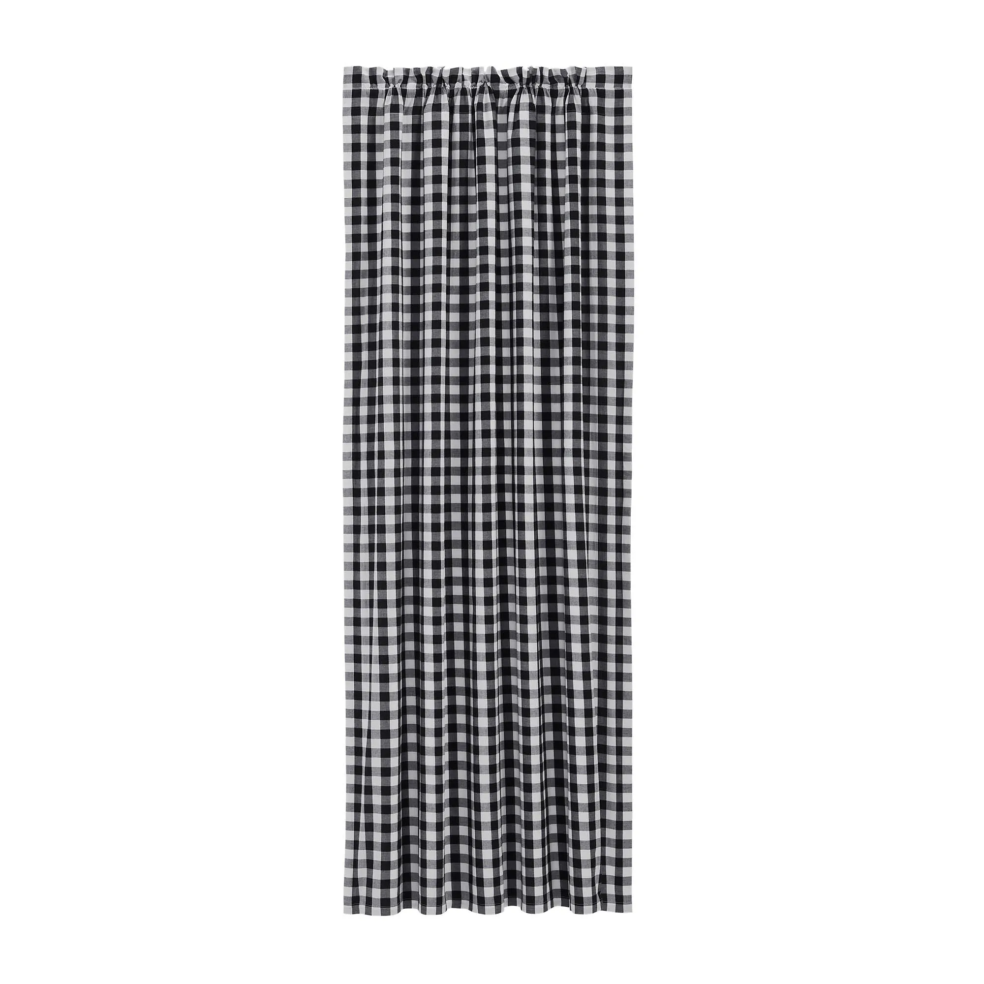 Annie Buffalo Black Check Blackout Panel 84x50, Single Panel