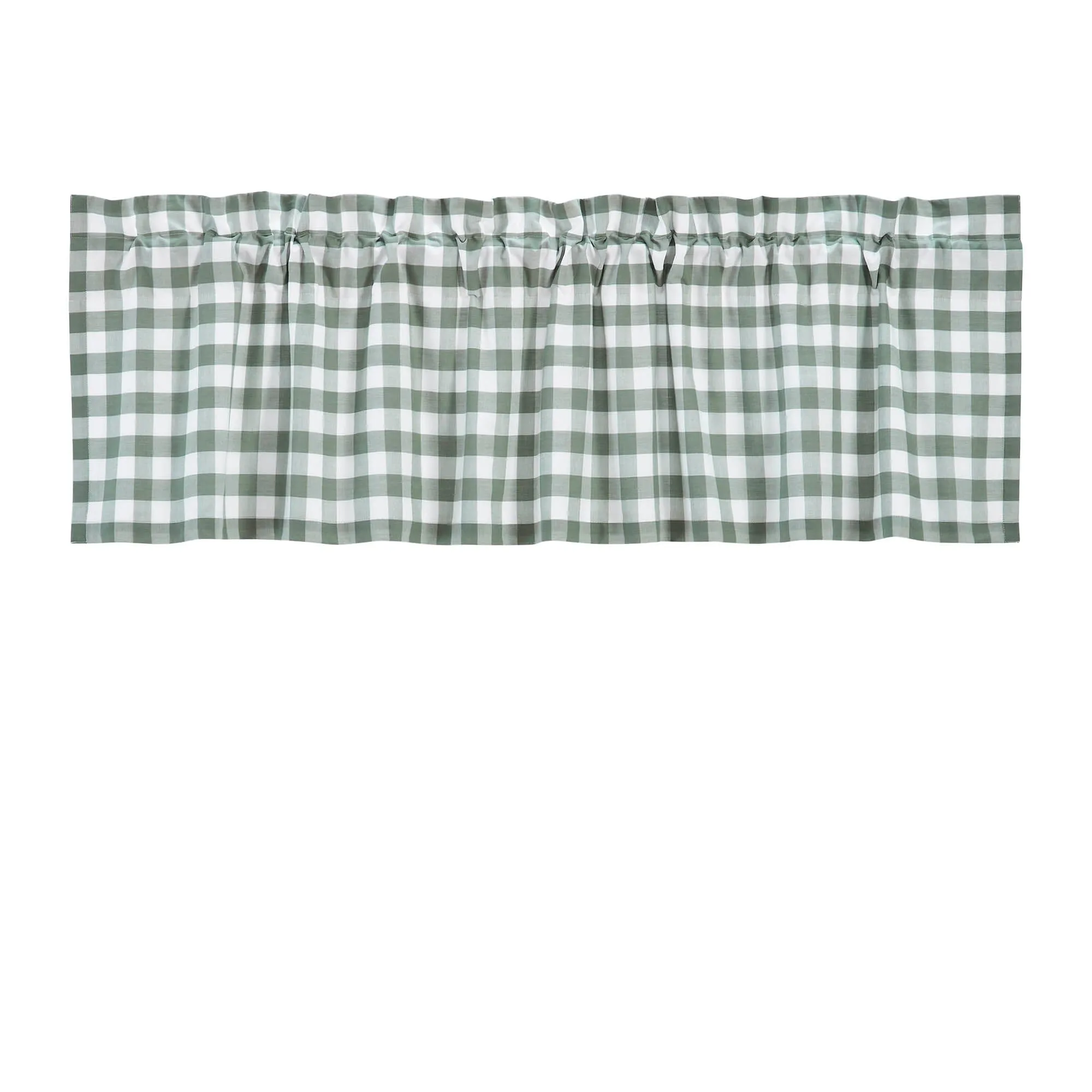 Annie Green Buffalo Check Lined Valance 60"