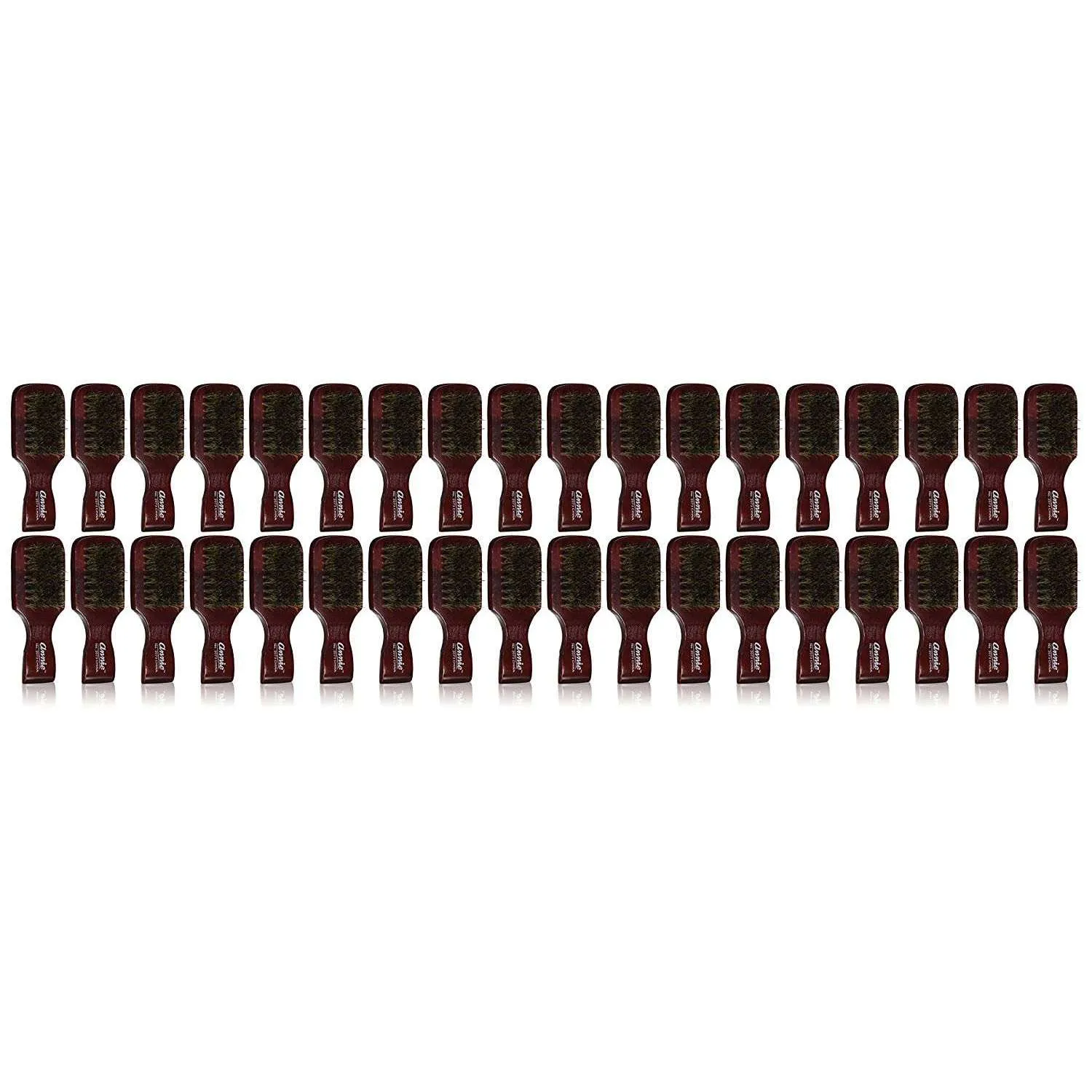 Annie Soft Mini Club Board Bristle Brush 36Ct Dark Brown