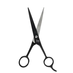 Annie Stainless Steel Straight Hair Shears 7.5" Matte Black