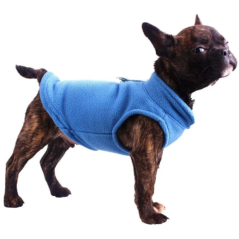 Anniepaw Winter Fleece Dog Jacket for Small Dogs Chihuahua Yorkie French Bulldog Pug Kitten