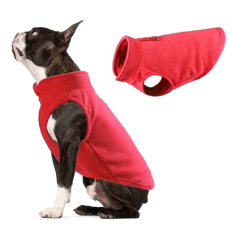 Anniepaw Winter Fleece Dog Jacket for Small Dogs Chihuahua Yorkie French Bulldog Pug Kitten