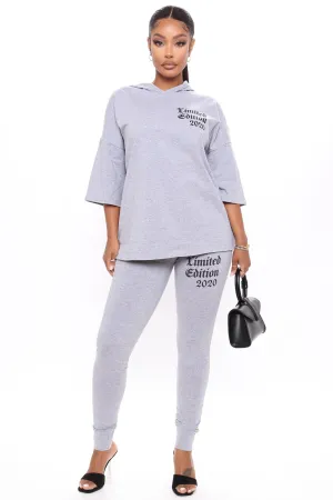 Another Edition Legging Set - Heather Grey