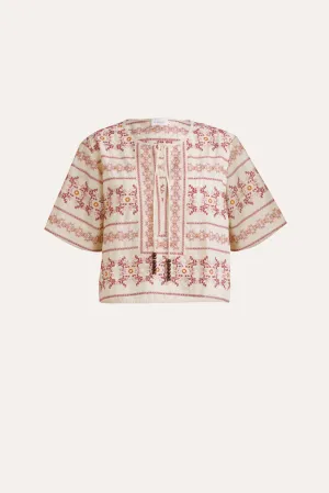 Anouk Embroidered Cotton Top