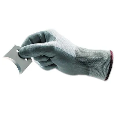 Ansell HyFlex 11-644 Light Cut Protection Gloves, Size 12, Gray/White, 11-644-12